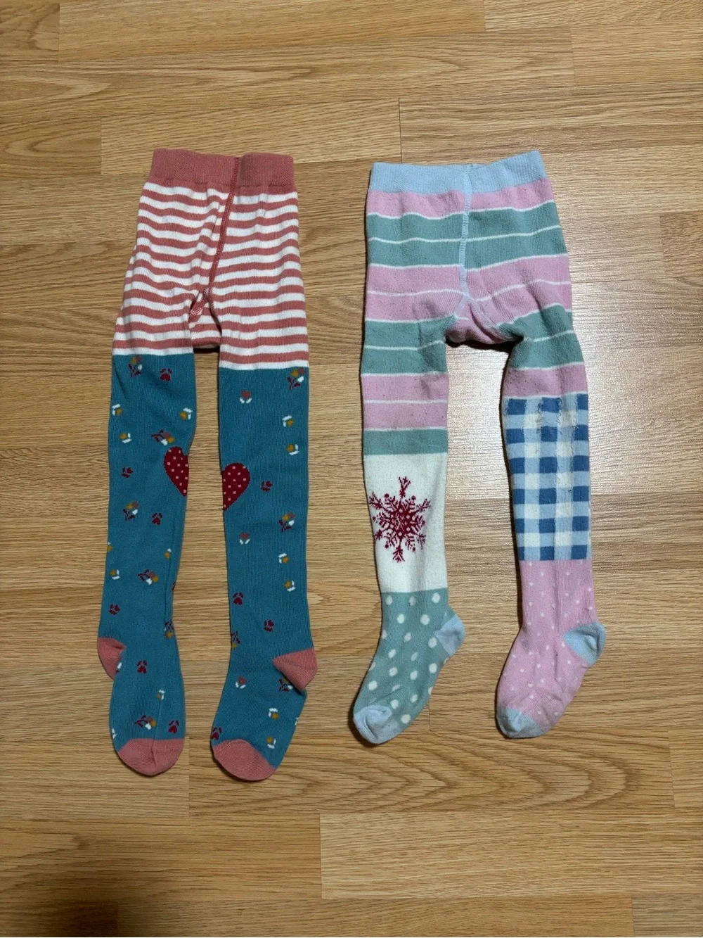“Matilda Jane” tights size 2 brand new and one pair in fair condition